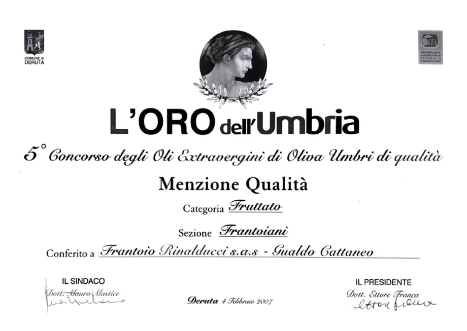 oro-dellumbria